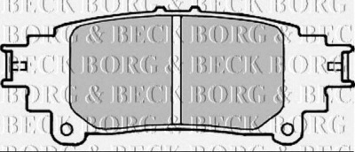 BORG & BECK bbp2336 -  Комплект тормозных колодок, дисковый тормоз